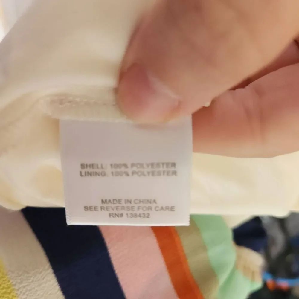 Modcloth Womens Multicolor Frequent Piquant Stripe Ruffle Hem Halter Dress Small - Picture 15 of 15